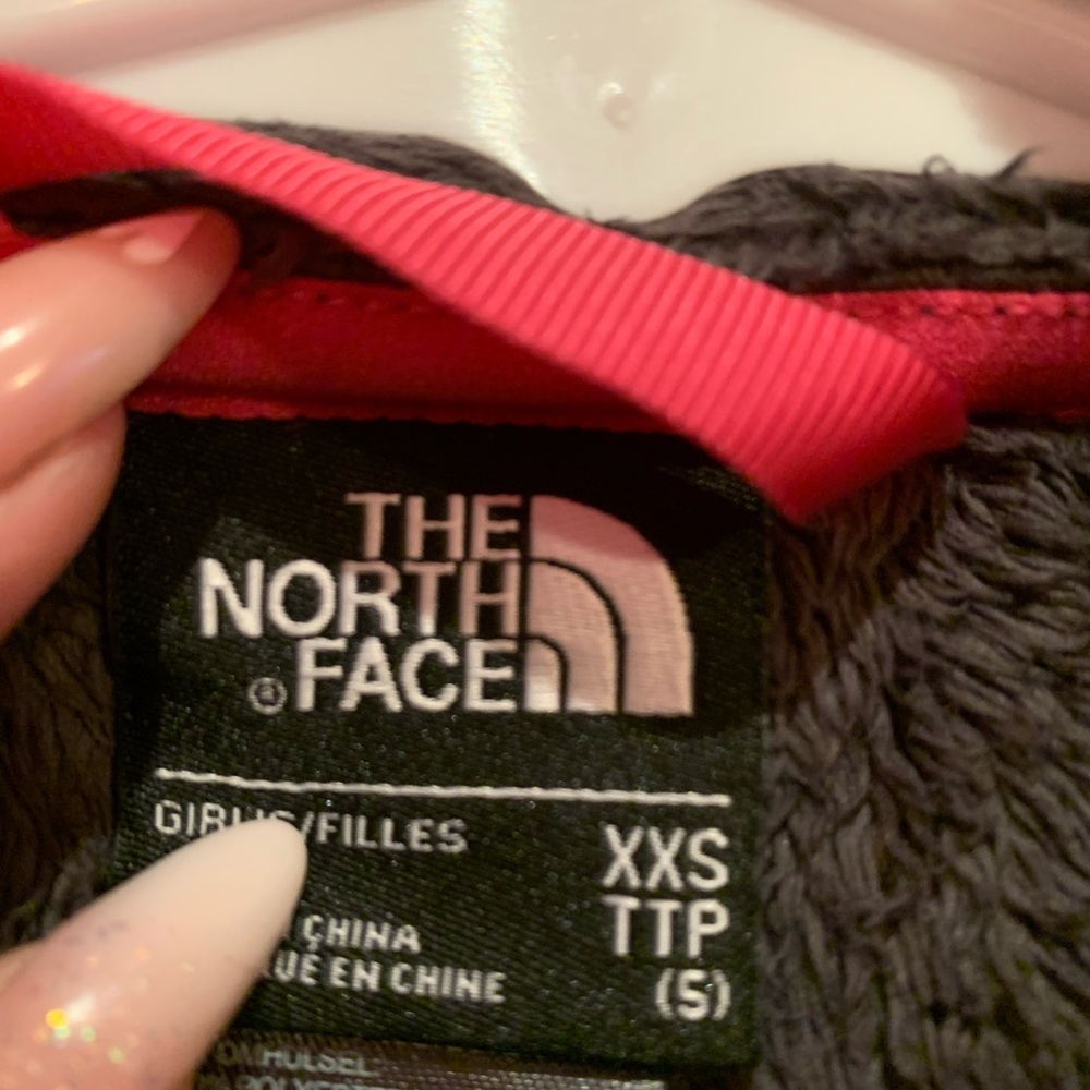 The North Face Gray&Pink Fleece Jacket - Picture 4 of 4